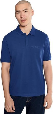 A|X Armani Exchange Cotton Piquet Regular Polo Shirt Mens Clothing Bellwether Blue : 2XL