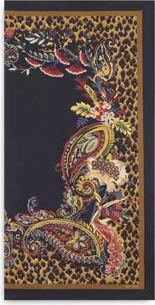 Etro Accessoires, Dames, Veelkleurig, ONE Size, Printed Silk Scarf