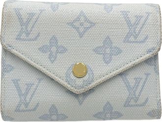 Louis Vuitton Monogram Canvas Leather Wallet (Tri-Fold) (Pre-Owned)
