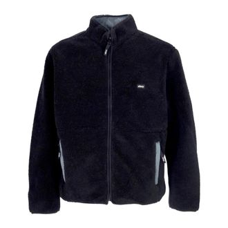 Obey Omkeerbare Sherpa Jas Zwart - Heren - Zomerjassen - Zwart - XL - Polyester - Jassen
