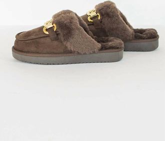 Matisse Footwear Womens Davos Lounge Slip On Mules In Chocolate