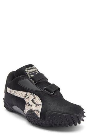Puma x A$AP Rocky Genuine Calf Hair Mostro Sneaker in Black Calf Hair/Desert Dust at Nordstrom Rack, Size 10.5