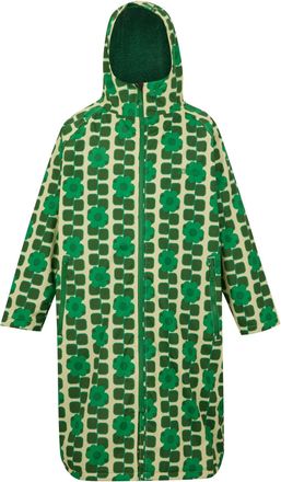 Regatta Womens Unisex Adult Orla Kiely Mini Square Flower Changing Robe (Green) - One Size