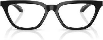 Versace 53mm Cat Eye optical glasses in Black at Nordstrom