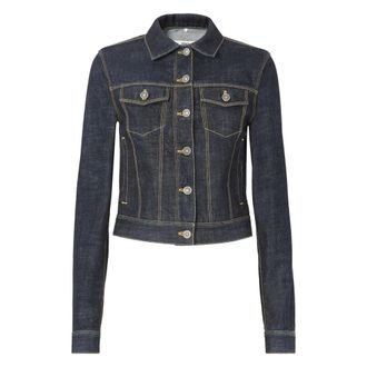 Fendi Chaqueta Vaquera Corta - Jackets - Mujer - Azul - XS