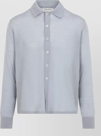 Our Legacy merino wool relaxed-fit cardigan