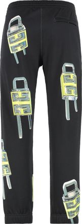 Givenchy Mens Black Cotton Track Pants