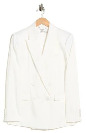 SIMKHAI Norah Double Breasted Blazer in White at Nordstrom Rack, Size 12