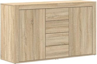 vidaXL Sideboard Sonoma oak 120 x 36 x 69 cm Engineered wood Vidaxl