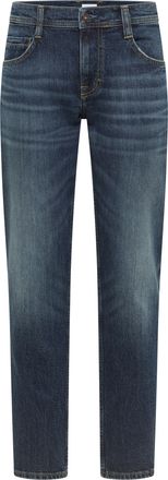 Mustang Straight-Jeans MUSTANG Herren Style Denver Straight, Herren, Gr. 36, L&auml;nge 30, blau (873 blau), Denim/Jeans, 99% Baumwolle, 1% Elasthan, unifarben, st