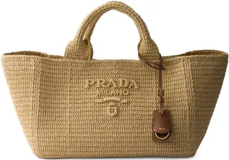 Prada Large Crochet Tote Bag