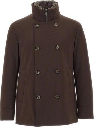 Montecore Gewatteerde Parka - Heren - Mantel - Bruin - M - Jassen