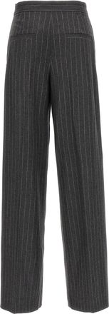 Sportmax Womens Gray Virgin Wool Dress Pants