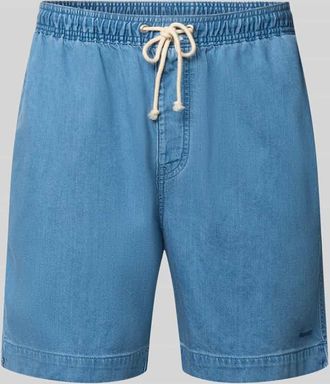 GANT Regular Fit Shorts mit elastischem Bund in Jeansblau, Gr&ouml;&szlig;e XXXL