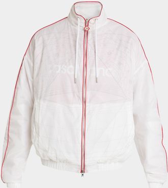 Casablanca Men & apos;s Reflective Print Track Jacket