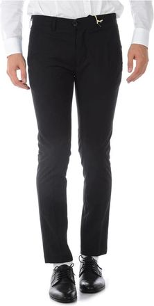 Daniele Alessandrini Jeans - Heren - Chinos - Zwart - S - Polyester - Broeken