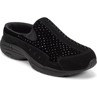 Easy Spirit Traveltime Slip-On Sneaker in Black at Nordstrom, Size 5.5