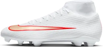 Nike Mens Mercurial Superfly 11 Club Multi-Ground High-Top Soccer Cleats in White | IM0358-100