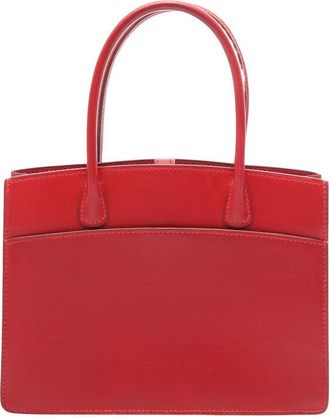 Herm&egrave;s Pre-owned Hermes Box Calf White Bus TPM Ladies 2OBHUJJ9ZEAJK8VE