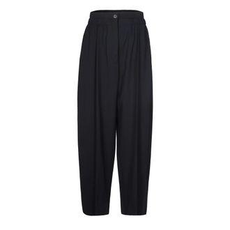 Sportmax Dames, Broeken, Zwart, Maat: 2XS Wol