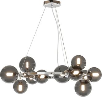 Maytoni Hängelampe Dallas Grey/Silver, 11-flammig ø 67 cm