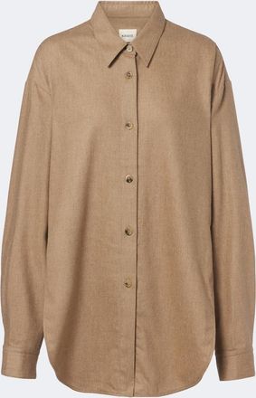 Khaite Camisa Goya en mezcla de lana y chachemir