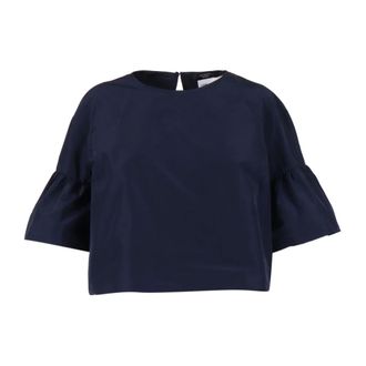 Max Mara Camicia Break - female - Weekend Max Mara - Blouses - Blue - XS - Blouses & Shirts