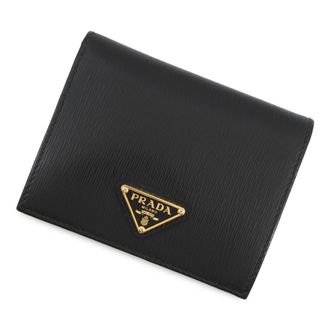 Prada Black Leather Wallet (Bi-Fold) (Pre-Owned)