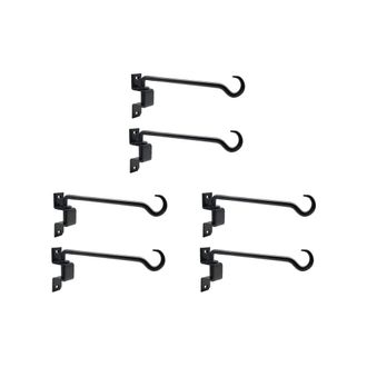 OEM Paquete De 6 Colgadores Giratorios De 40 Cm (16 Pulgadas) Para Plantas, Ganchos De Soporte Resistentes Para Exteriores, Ideales Para Colgar Plantas Y 