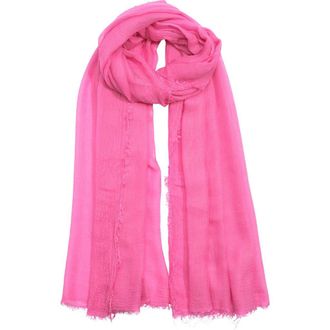 Echo Essential Modal-Silk Blend Crinkle Wrap in Beach Pink at Nordstrom