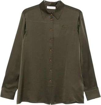 Zimmermann Mujer, Blusas y Camisas, Verde, Talla: L