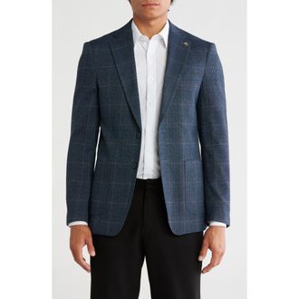 Tom Baine Knit Blazer in Blue at Nordstrom Rack, Size 42 - R