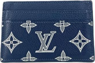 Louis Vuitton Pre-owned Kaarthouder - unisex - Vintage Accessoires - Blauw - ONE Size - Vintage