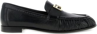 Fendi Baguette Leather Loafers-Donna