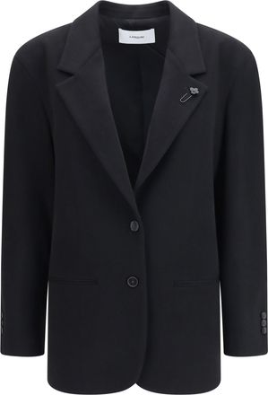 Lardini Womens Cashmere Blazer Black (capra Hircus) Jacket