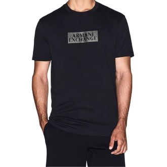 A|X Armani Exchange Herenlogo T-Shirt (Zwart)