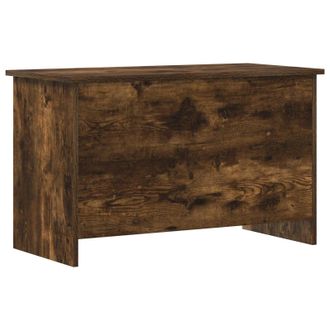 vidaXL Ba&uacute;l De Almacenamiento Roble Ahumado 80 X 40 X 50 Cm Vidaxl