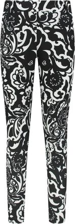 Hart by Helena Hart Helena hart broek print 7413fio - Dames - Slim Fit Broeken - Zwart - XL - Broeken