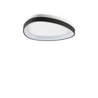 Netlighting Gemini 42cm ONOFF Integrated LED Semi Flush Light Black 3000Lm 3000K