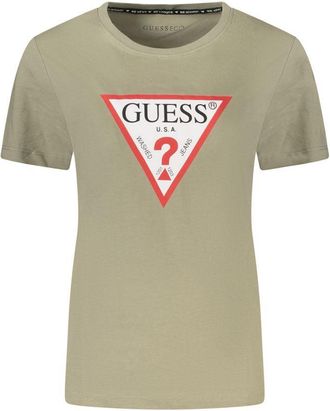 Guess Verde Katoenen Dames T-Shirt