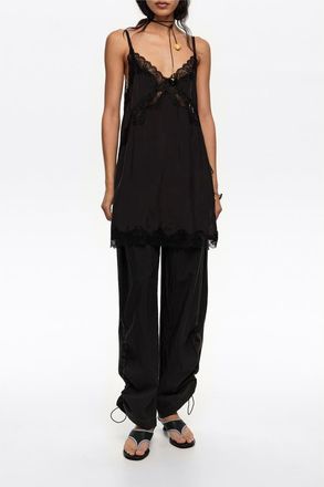Bimba & Lola Gathered Jogger Trousers in Black at Nordstrom, Size Medium Eu