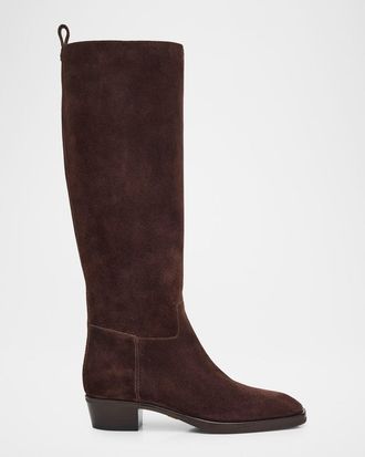 Jimmy Choo London 45mm Mave Suede Knee-High Boots