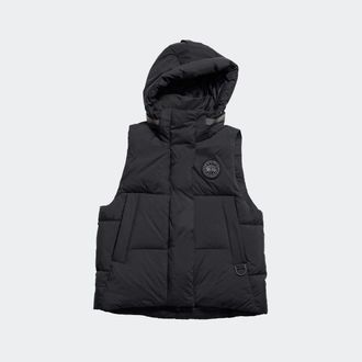 Canada Goose Junction Puffer Vest Black Label (Women, Black, XL)