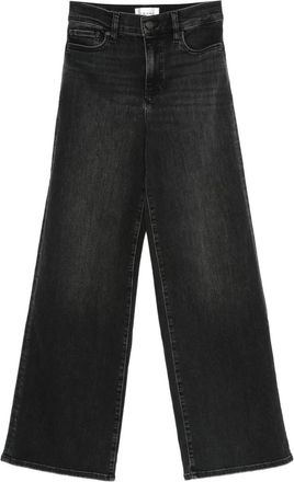 Frame Denim Stretch-katoenen jeans - Zwart