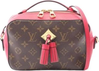 Louis Vuitton Pre-owned Cross Body Bags, female, Brown, Size: ONE SIZE Pre-owned Vintage Canvas Cross Body Bag