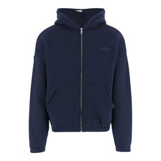 Autry Zip Hoodie - Heren - Vesten met rits - Blauw - M - Katoen - Hoodies & sweatvesten