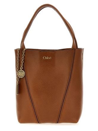 トートバッグ Chloe SS25 Chloe Bags.. Brown (CH25US593O82 27S) Chloé Chloé Spin Tote Bag In Grained Leather | Chloé US