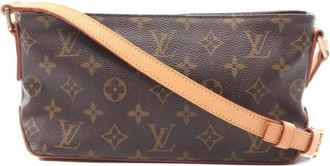 Louis Vuitton Borsa a spalla Trotteur in pelle 2003 - Marrone
