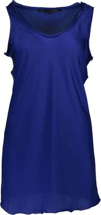 Silvian Heach Polyester T-Shirt - Dames - Korte kleedjes - Blauw - XS - Polyester - Kleedjes