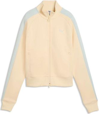 Puma (WMNS) PUMA T7 Short Track Jacket Buttercream Creme De Mint 629796-78